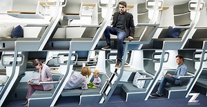zephyr seat is a lie-flat airline seat for economy class travelers