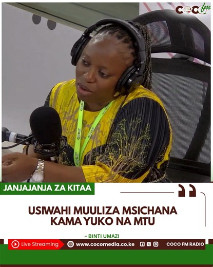 Usiwahi muuliza msichana kama yuko na mtu ~ Binti Umazi #janjajanjazakitaa #kassimnaumazi #COCOFM #ladhayapwani | Coco FM