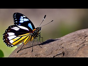 How to Fix a Butterfly's Wing Using Contact Adhesive: Method 1
