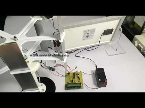 Dual Power Generation Solar Plus Windmill System