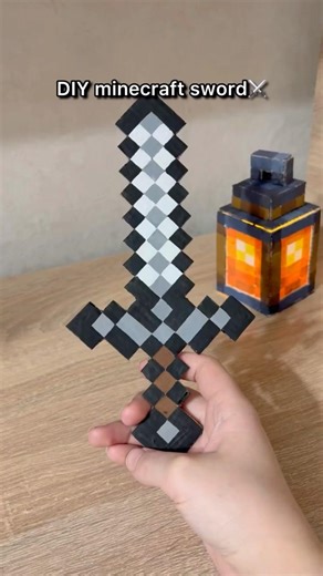 DIY Minecraft sword 🗡️ #shorts