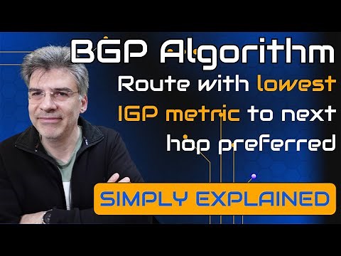 BGP - Route with the Lowest IGP Metric to the Next Hop is Preferred