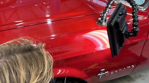 4.8K views · 63 reactions | Proper bad one. Worked on by an owner which always makes it worse. Will D from Dent devils did an amazing job. I always believe with unknown substrate and older paint to go for 95% and no further damage. I'd say he did just that. Amazing work | Classic American Car Sales | Facebook