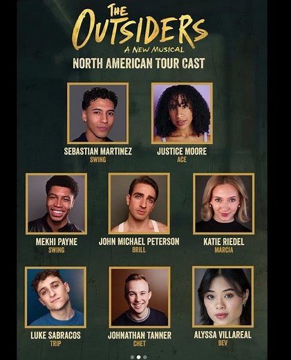 Full Tour Cast Outsiders Musical!