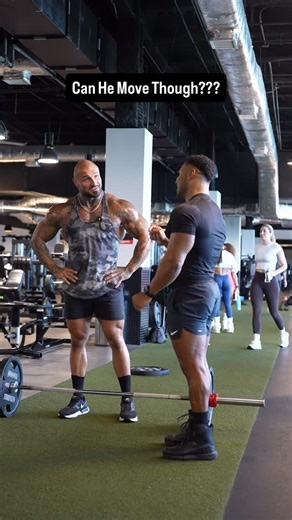 Lucas Dasilva I Online Coach 🇧🇷🇺🇸 on Instagram: "Being big is amazing. But being big while moving like an athlete is even better. Chris and I both have athletic backgrounds. We have both completed in bodybuilding as well. But as Chris said at the end of this video… You cannot develop this level of athleticism by simply moving weights in a straight line. Full Video on YouTube #functionaltraining #workoutmotivation #calisthenics #fitnessjourney"