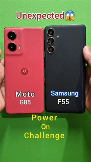 Samsung F55 5g vs Moto G85☠️