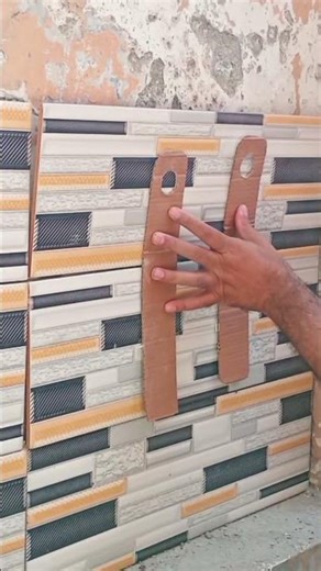 How to Cut Tiles Around Plumbing Pipes Easy Tile Cutting Trick #viral