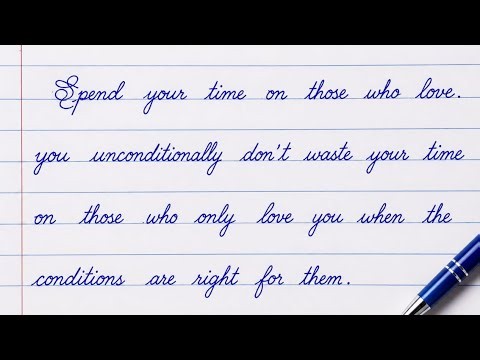 How to Write Beautiful Handwriting in English | Improve Handwriting | Beginners Handwriting Practice