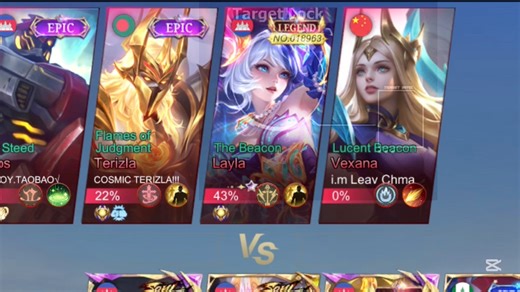 Aamon:Target lock Layla Legend skin🔥 #MLBB#Aamon#mobilegends | Natflix