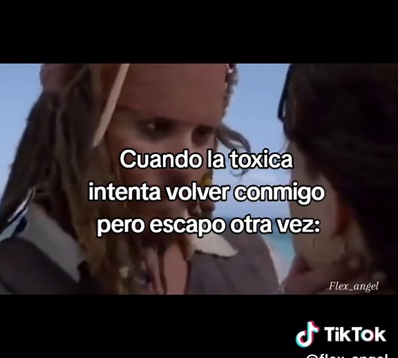Cuando la tóxica intenta volver: humor de Jack Sparrow