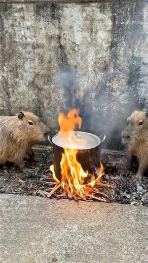 Cô Nguyệt bị capybara nấu🐼🥹#short #funny #comedy #viral