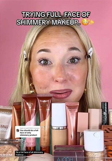 Full Face Shimmery Makeup: Tips and Techniques