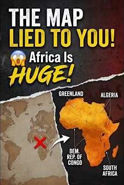 Why Is Africa Shown Smaller Than It Really Is on World Maps? 🌍