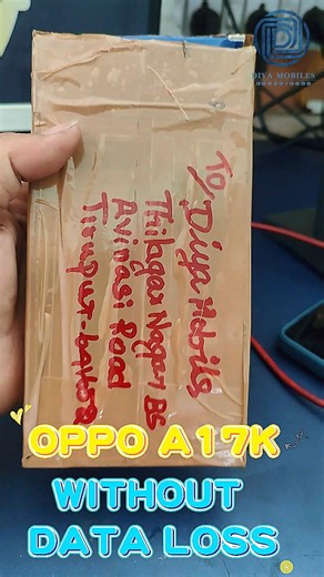 DIYA MOBILES on Instagram: "🔓📱 OPPO A17K PIN Lock Successfully Removed – No Data Loss! ✅ Forgot PIN lock? Don’t worry 😌 We successfully read & removed PIN lock on OPPO A17K without deleting any data 💪✨ ✔️ Photos, videos & contacts safe ✔️ Secure unlocking process ✔️ Mobile ready to use At Diya Mobiles Service Centre, we provide 🔧 Hardware Repair – Display, charging, board-level works 💻 Software Repair – PIN/Pattern unlock, FRP, flashing & more 🤝 Service available for other mobile shop ret