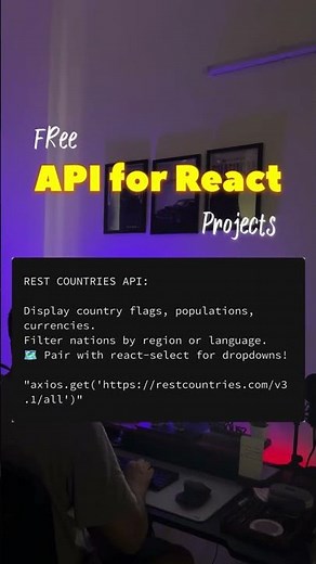 Free APIs for React Projects 🌐