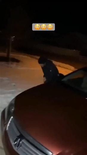 Scroll Stop 🛑 on Instagram: "In this video, a person slips on an icy patch of pavement at night and attempts a long, frantic struggle to regain their balance. As they slide across the slick surface, they perform a series of high-speed, chaotic leg movements and arm flails that resemble an unintended breakdance or a cartoon character running in place. Despite their intense effort to stay upright for several seconds, the momentum eventually becomes too much to manage, and the video ends with the 