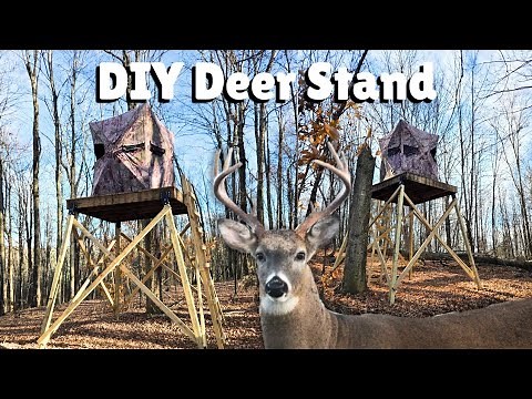 Using Compound Angle Brackets to Build a DEER STAND!!!