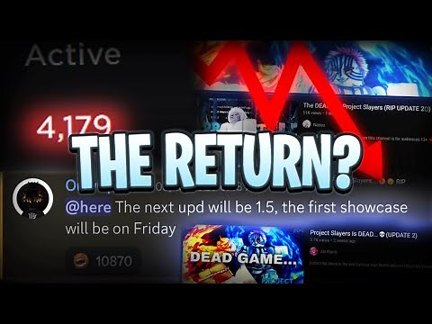 Project Slayers IS FINALLY Returning With HUGE Update 1.5! Can The Game Make A Comeback?