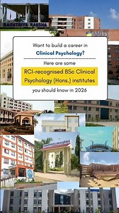 RCI-Approved BSc Clinical Psychology (Hons) Colleges in India | Part - 02 | UPS Education