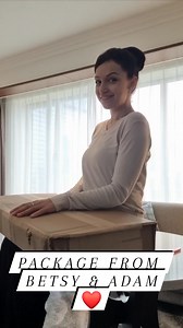 Package from Betsy & Adam ❤️ #dress #live #concert #unpacking #performance #tour #piano #music #classicalmusic | Olga Scheps