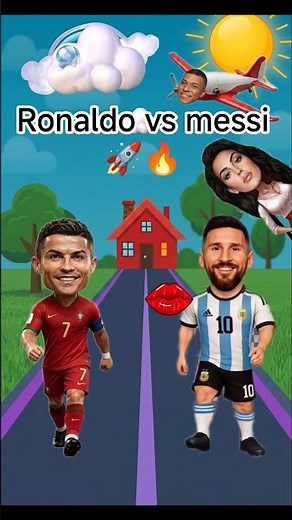 The Ultimate Kiss Challenge!⚽💋Ronaldo vs messi🚀🔥#shorts