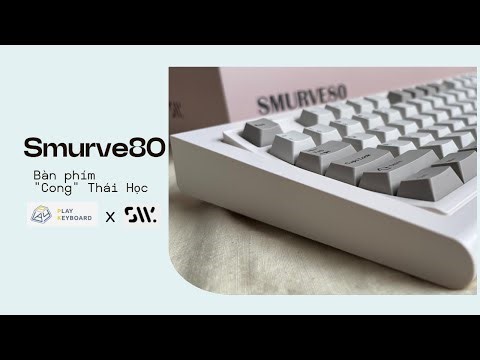 Smurve80 || Ergonomic "Curved" Keyboard || Unique Solenoid Sound!!!