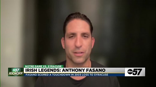 Irish Legend: Anthony Fasano