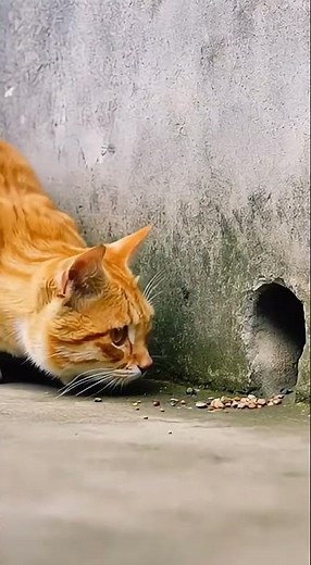Cat catching mouse. #Cat #mouse #animal #wild #unusual #popular貓捉老鼠#貓#老鼠#動物#野外#措奇#熱門