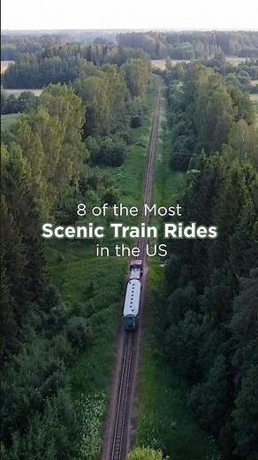 😍 These are the most scenic train rides in the country! ✨ #visitusaparks #train #travel #trainride