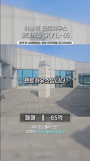 Cheongnyangni Lotte Castle SKY-L65 Penthouse