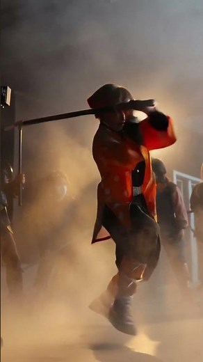 Zenitsu Live-Action BTS — Thunder Breathing Scene ⚡