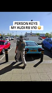 Person Keys My Audi R8 😳 #cartok | audi r8 v10