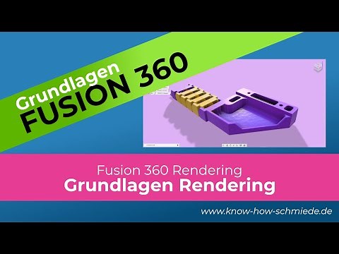 Rendering in Fusion 360 - Grundlagen