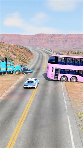 Realistic Highway Car Crashes #589 – BeamNG Drive #realistic