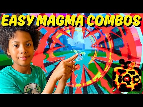 BEST MAGMA FRUIT COMBOS IN BLOX FRUITS PVP