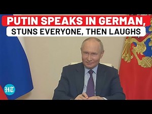 On Cam: Putin Speaks In German In Meeting, Stuns Everyone, Then Laughs - Watch What Happened| Russia