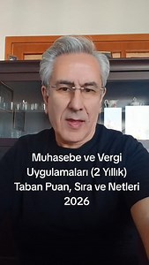 Muhasebe ve Vergi Uygulamaları (2 Yıllık) Taban Puan, Sıra ve Netleri 2026 #2026ykskontenjan #2026ykstayfaçalışıyor #2026ykstayfa #2026yks #muhasebevevergiuygulamaları | Murat Akgün