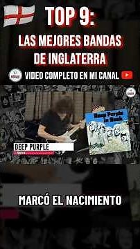Top 9: Las Mejores bandas de Inglaterra - Deep Purple...#deeppurple #70s #hardrock