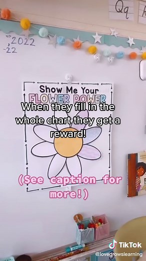 Classroom Incentive Chart for Grade 1 Students