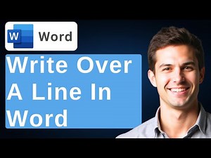 How To Write Over A Line In Microsoft Word [2026 Guide]