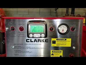 NFPA-20 fire pump test