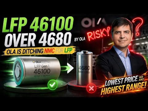WHY OLA CHOOSE 🤯 LFP 46100 Battery🔋 Explained | Price Drop & Range Boosr 