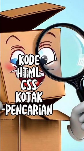 Kode HTML CSS Untuk Membuat Kotak Pencarian #arozebuayt #html #css #tips #pemrograman