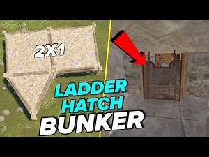 Ladder Hatch BUNKER 2X1 /Rust BASE DESIGN Solo-Duo