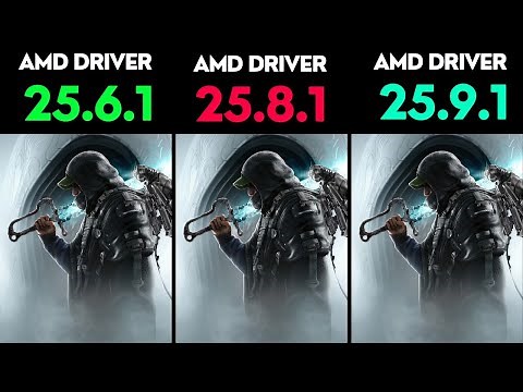 AMD Drivers Update 25.9.1 vs 25.8.1 Vs 25.6.1 AMD Adrenalin Edition 25.9.1 New update 6700XT
