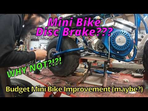 Mini Bike Chopper: Disc Brake Conversion?!?!