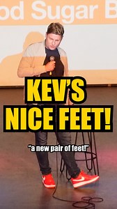 "KEV'S NICE FEET!" Watch until the end! Fun times on tour Darwen Library Theatre #funny #feet #improv #comedy | Scott Bennett Comedian