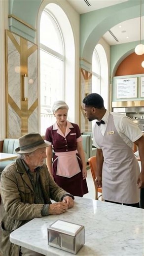 A simple act of rudeness from a waiter turns into a life lesson when a modest old man reveals his