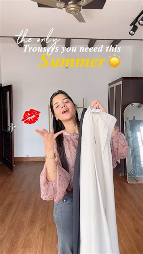 Must Have trousers for Everyday💌| Summer Capsule Wardrobe #trousers #officewear #casual #viral