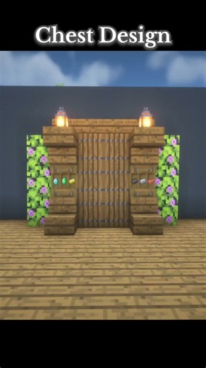 Easy Chest Design 📦✨| Cozy Minecraft Storage (misery.) #mctutorial #minecraftbuilding